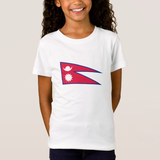 Nepal vlag t-shirt (Voorkant)