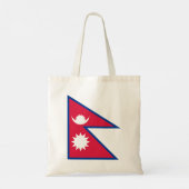 Nepal vlag tote bag (Achterkant)