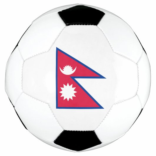Nepal vlag voetbal (Voorkant)