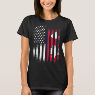 Nepalees Amerikaans erfgoed Maand Albanië Patriot T-shirt