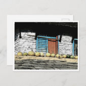 Nepalese daken briefkaart (Voorkant / Achterkant)