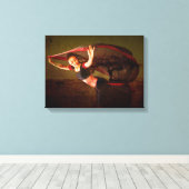 Nepalese danseres canvas afdruk (Insitu (Houten vloer))
