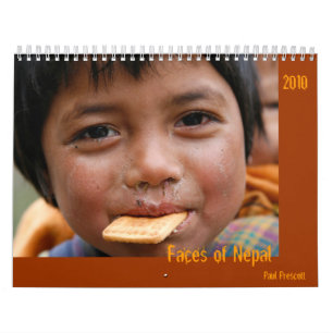 Nepalese gezichten kalender