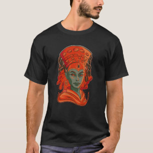 Nepalese godin Kumari Bust Statue Nepal T-shirt