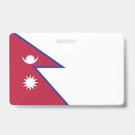 Nepalese vlag badge (Voorzijde)