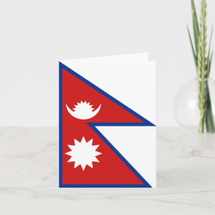 Nepalese Vlag Notitiekaart