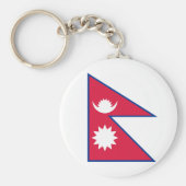 Nepalese vlag sleutelhanger (Voorkant)