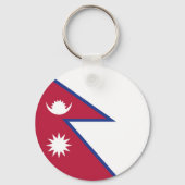 Nepalese vlag sleutelhanger (Voorkant)