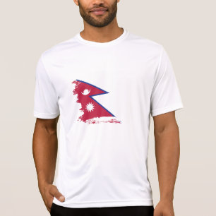 Nepalese vlag t-shirt