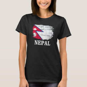 Nepalese vlag voor Nepalezen T-shirt