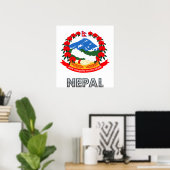Nepalese wapenmunt poster (Thuiskantoor)