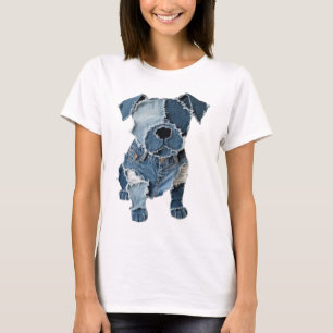 Nepalezen Patchwork Hond T-shirt