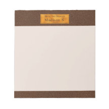 Nepbruine leertstructuur met goud folie banner