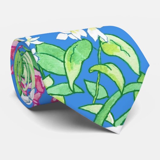 Nepeta en Weigelia Dasje Stropdas (Opgerold)