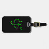 Nepetalacton Moleculaire chemische formule Bagagelabel (Voorkant horizontaal)