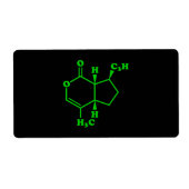 Nepetalacton Moleculaire chemische formule Etiket (Voorkant)
