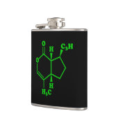 Nepetalacton Moleculaire chemische formule Heupfles (Links)