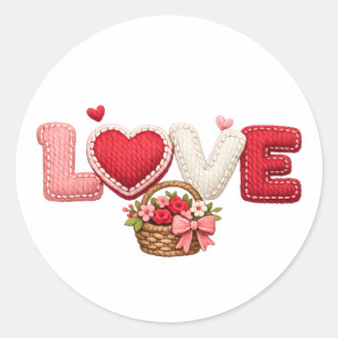 Nepgaren Crochet Liefde Sticker – Fuzzy Cherry Val