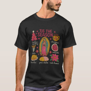 Nepgaren Haakwerk Tis The Season Mexicaanse Kerstm T-shirt