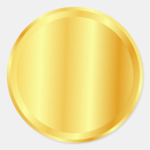 Nepgoud Aangepaste Lege Sjabloon Met Metaalglans Ronde Sticker