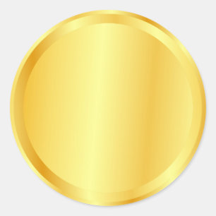 Nepgoud Lege Sjabloon Voeg Uw Tekst Toe Elegant Ronde Sticker