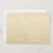 Nepgouden Glitter Typografie Foto Save the Date (Achterkant)