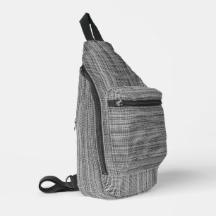 Nepgrijze Stof Sling Bag