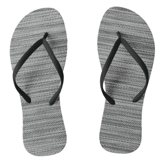 Nepgrijze Stoffen Slippers Teenslippers (Voetbed)