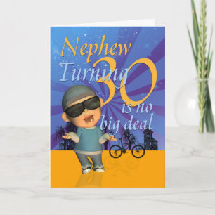 Nephew - 30e verjaardag Kaart Schattigee kerel