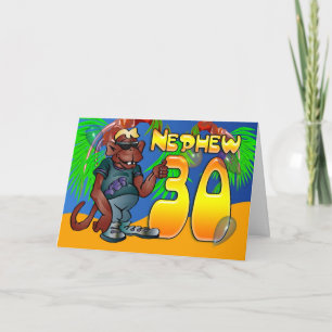Nephew - 30e verjaardag van de kaartje kaart