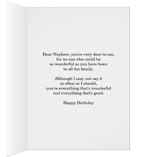 Nephew Anniversaire Mandala Design Abstrait (Intérieur (Droit))