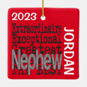 Nephew Extraordinaire CUSTOM Keramisch Ornament