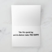 **NEPHEW** FAITES CE QUI VOUS REND "HEUREUX" CARTE (Intérieur)