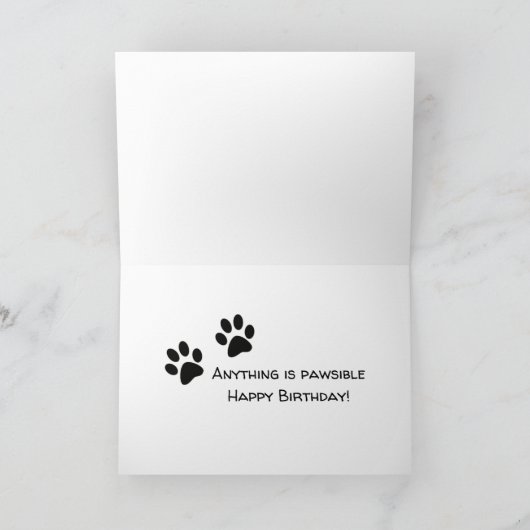 Nephew Funny Chien Carte d'anniversaire (Intérieur)