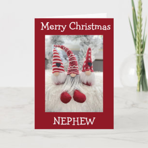 **NEPHEW** JOYEZ NOËL DE LA CARTE DE VACANCES GNOM
