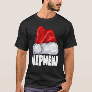 Nephew Santa Hat met Kerstmis Pajama - Matchingfam T-shirt