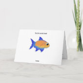 Nephew Verjaardag Kaart - Schattigee vis (Achterkant)