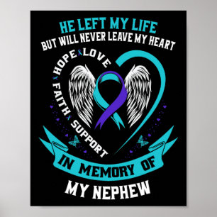 Nephew Zelfmoord Voorkoming van Bewustheid Memoria Poster