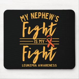 Nephew's Fight is mijn strijd tegen leukemie bewus Muismat