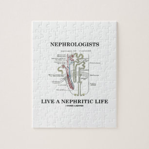 Nephrologen leven een nefritisch leven (Nephron) Legpuzzel