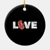 Nephrologist van Nierorgaanliefde Keramisch Ornament (Achterkant)