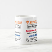 Néphrologiste Funny Search Cadeau Mug (Centre)