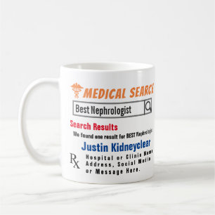 Néphrologiste Funny Search Cadeau Mug