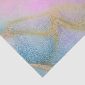 Nepmarmer Navy, Aqua, Roze, Goud  Tissuepapier (Detail)