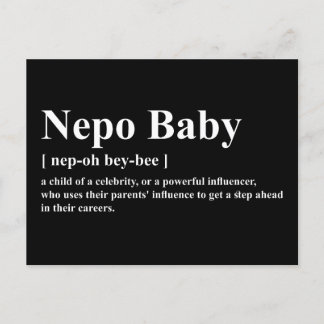 Nepo Baby Betekenis Briefkaart