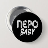 Nepo Baby Ronde Button 7,6 Cm (Voorkant /achterkant)