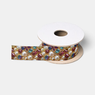 Nepparels Gouden Sieraden & Edelstenen Patroon Lint