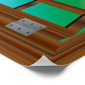 Neppe Raam Maken Uw Eigen Poster (Hoek)