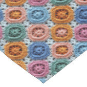 Neppige Granny Square Haakpatroon Tafelkleed (Gekanteld)