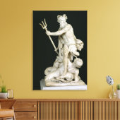 Neptune Calming the Waves, 1757 Canvas Afdruk (Insitu (Woonkamer))